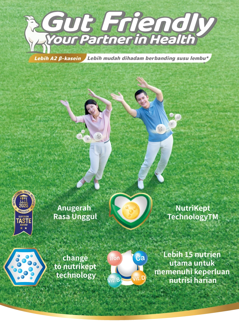 Gut Friendly Your Partner in Health More A2 β-casein Easier to digest than cow milk
