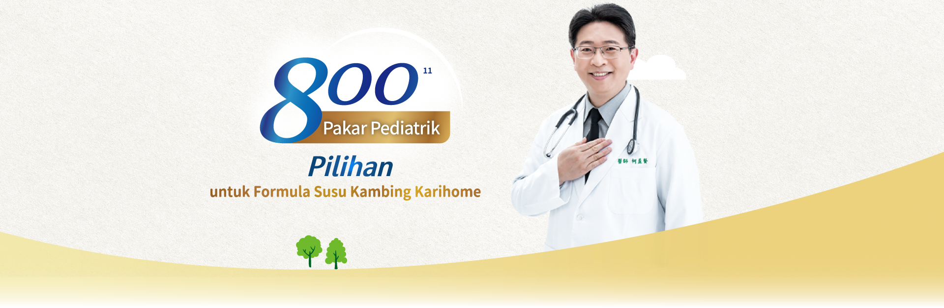 800 Pediatricians’ Recommendation on Karihome Goat Milk Formula