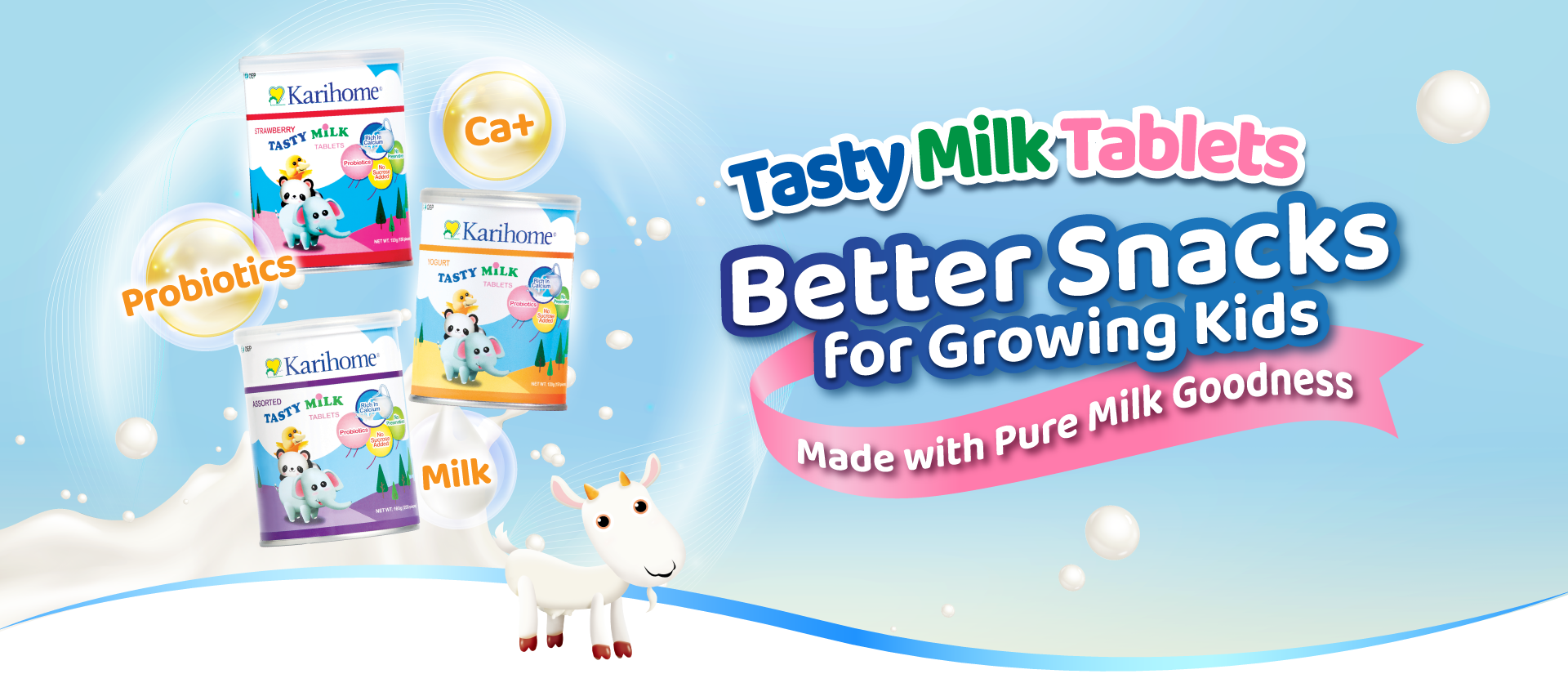 Tasty Milk Tablets Better Snacks For Growing Kids Made with Pure Milk Goodness
