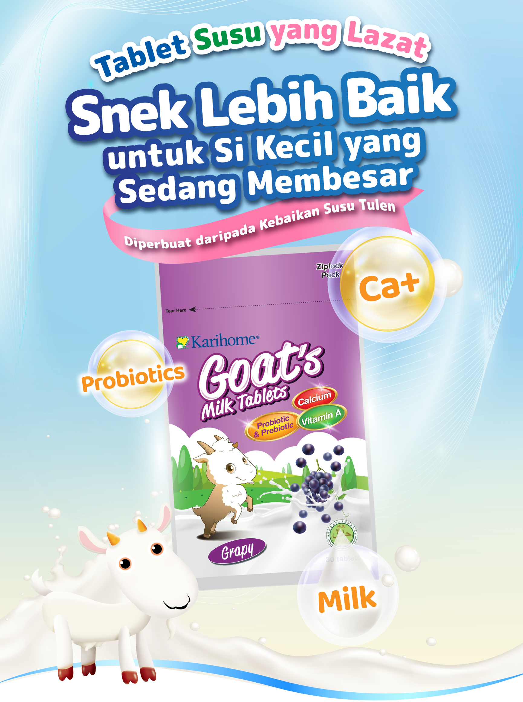 Tasty Milk Tablets Better Snacks For Growing Kids Made with Pure Milk Goodness